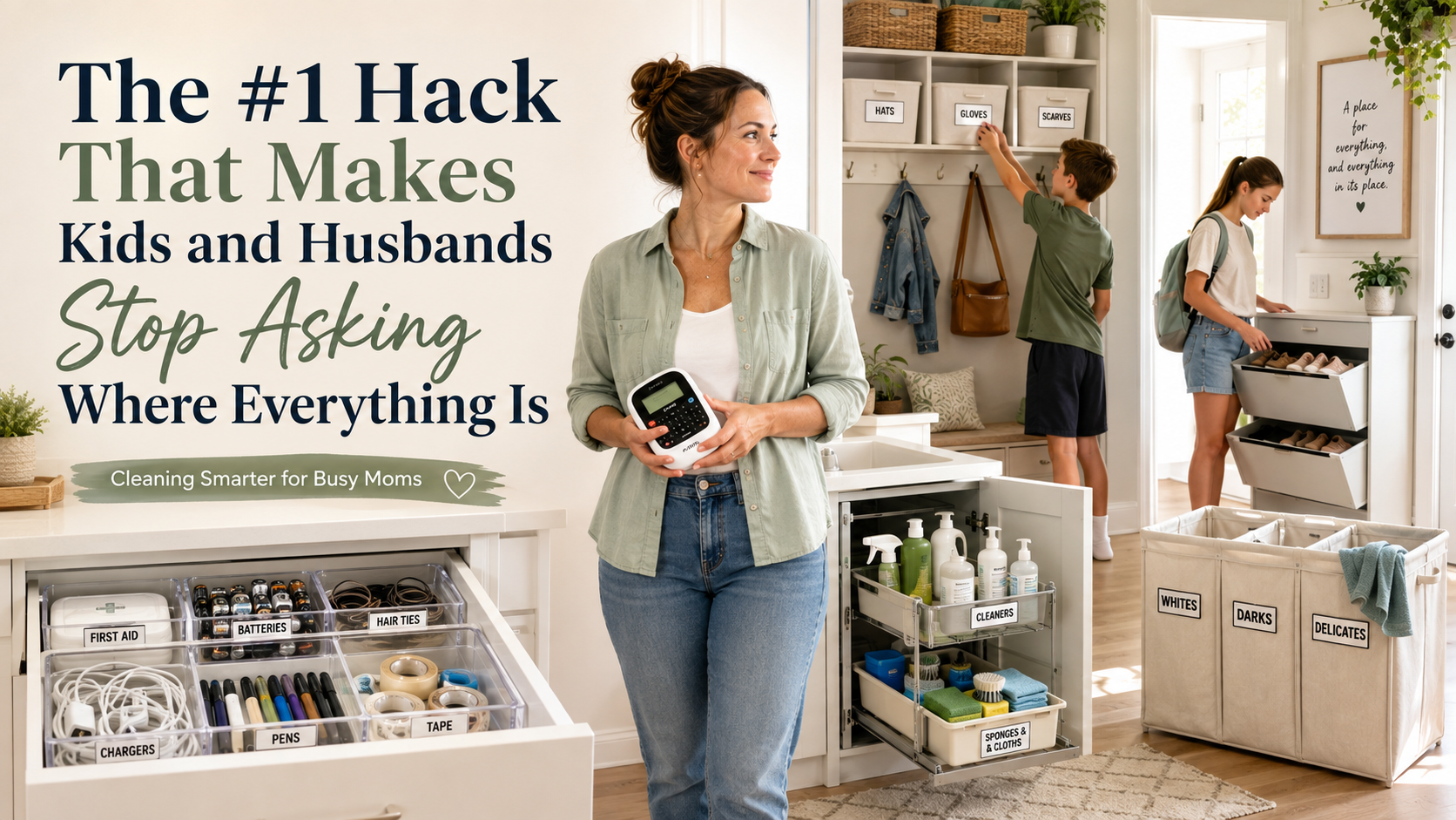 The #1 Hack That Makes Kids and Husbands Stop Asking Where Everything Is
