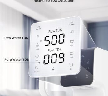 Dreo Reverse Osmosis Water Filter Countertop, 7-Stage RO Water Filtration System, Installation-Free, Reduce TDS, Water Filter Pitcher for Home, Kitchen, 3:1 Pure to Drain, WF511 Upgraded