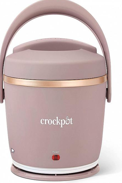Crock-Pot 20-Ounce Electric Lunch Box, Portable Food Warmer, Blush Pink | Perfect for Travel, Car, On-the-Go | Spill-Free, Dishwasher-Safe - Image 4
