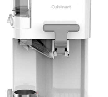 Cuisinart Soft Serve Ice Cream Machine- Mix It In Ice Cream Maker for Frozen Yogurt, Sorbet, Gelato, Drinks 1.5 Quart, White, ICE-48