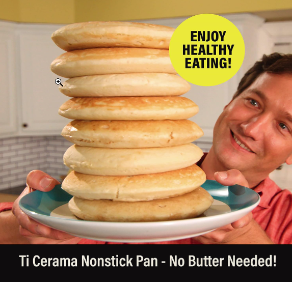 Gotham Steel Double Sided Pan, The Perfect Pancake Maker – Ceramic Nonstick Copper Easy to Flip Pancake Griddle for Fluffy Pancakes, Omelette Maker, Frittata Maker & More! Dishwasher Safe - Image 3