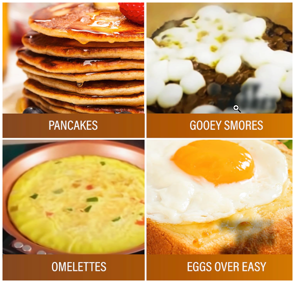 Gotham Steel Double Sided Pan, The Perfect Pancake Maker – Ceramic Nonstick Copper Easy to Flip Pancake Griddle for Fluffy Pancakes, Omelette Maker, Frittata Maker & More! Dishwasher Safe - Image 5
