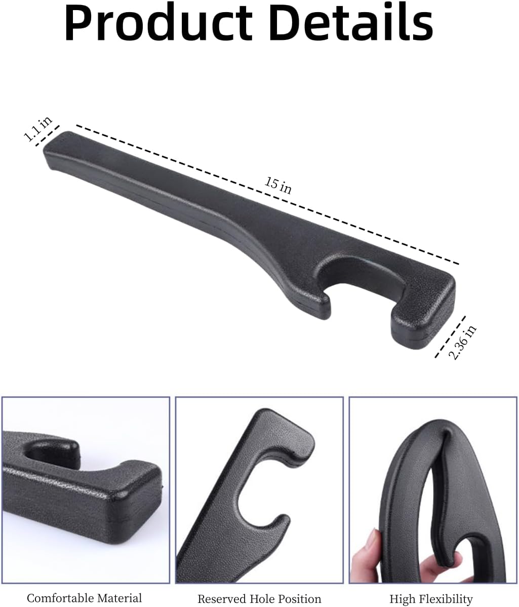 Car Seat Gap Filler 2 Pack, Universal Fit PU Leather Car Seat Gap Plug to Fill The Gap Between Seat and Console, Car Seat Crevice Blocker Stop Things from Dropping - Image 3