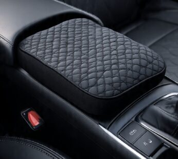 Timorn Car Armrest Cushion, Memory Foam Car Armrest Console,Car Center Console Armrest Pillow(Black)