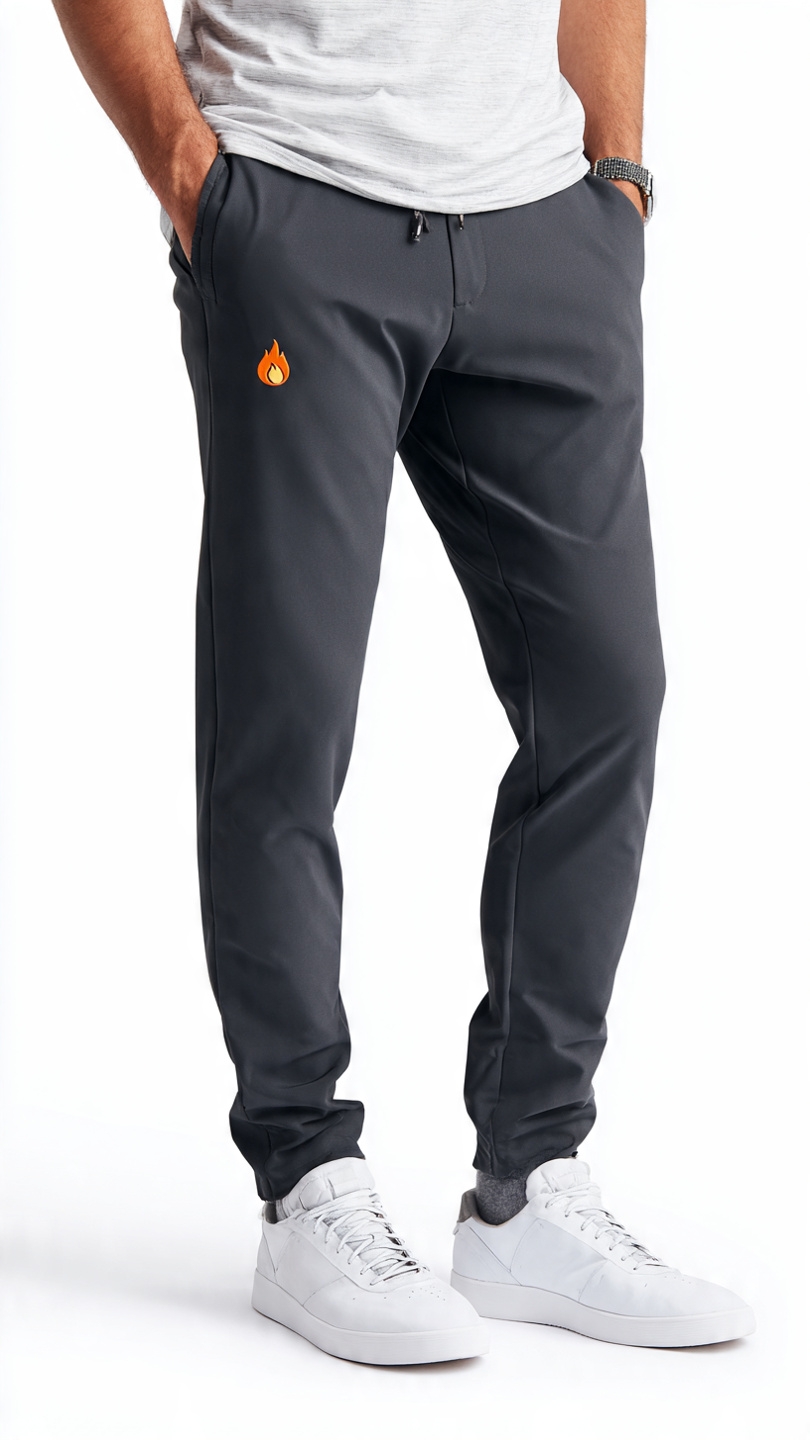 TACVASEN Winter Golf Pants for Men Fleece Lined Work Business Casual Dress Slacks Water Resistant Stretch Warm Trousers