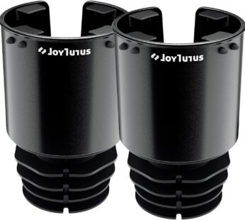 JOYTUTUS Cup Holder Expander for Car, 2 Pack Car Cup Holder Expander for YETI, Hydro Flask, Nalgene, Large Car Cup Holders Hold 18-40 oz Bottles and Mugs, Universal Car Cup Holder Adapter