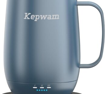 Smart Heated Coffee Mug T2-Plus, 20oz Rechargeable Self Heating Coffee Mug with 8-Hour Battery & Temp Control, Perfect Coffee Warmer Gift for Men Women