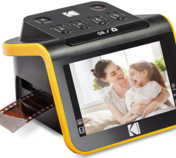 KODAK Slide N SCAN Film & Slide Scanner Digitizer with 5” LCD Screen, Quickly Convert Negatives & Slides to Digital 22MP JPEG Photos, Compatible with 135, 126 and 110 Film & Slides
