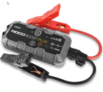 NOCO Boost GB40: 1000A UltraSafe Jump Starter – 12V Lithium Battery Booster Pack, Portable Jump Box, Power Bank & Jumper Cables – for 6.0L Gas and 3.0L Diesel Engines