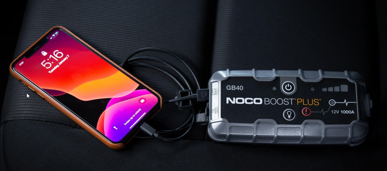 NOCO Boost GB40: 1000A UltraSafe Jump Starter – 12V Lithium Battery Booster Pack, Portable Jump Box, Power Bank & Jumper Cables - for 6.0L Gas and 3.0L Diesel Engines - Image 10