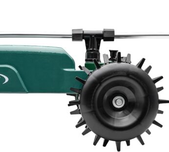Orbit Traveling Tractor Water Sprinkler – Self-Propelled Traveling Sprinkler for Wide Lawn Coverage – Cast-Iron Body with Adjustable Coverage – Three-Speed – Automatic Shut Off – 58322