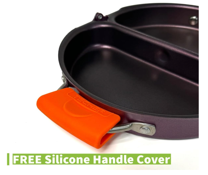 TECHEF - Frittata and Omelette Pan, Double Sided Folding Egg Pan, Made in Korea (PFOA Free) (Purple) - Image 7