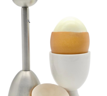 ICO Stainless Steel Egg Topper and Perfect Egg Opener for Soft Boiled Eggs, Egg Cracker for Hard Boiled Eggs