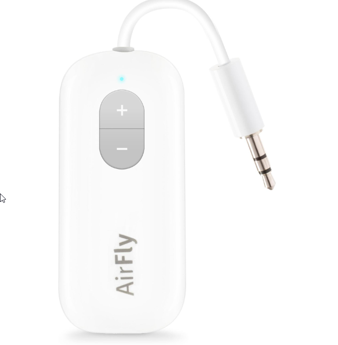 Twelve South AirFly SE | Bluetooth Wireless Audio Transmitter Adapter for AirPods/Headphones, 20+ Hr Battery, Works with 3.5mm aux Jacks on Airplanes, TVs, Gym Equipment, and Travel - Image 4